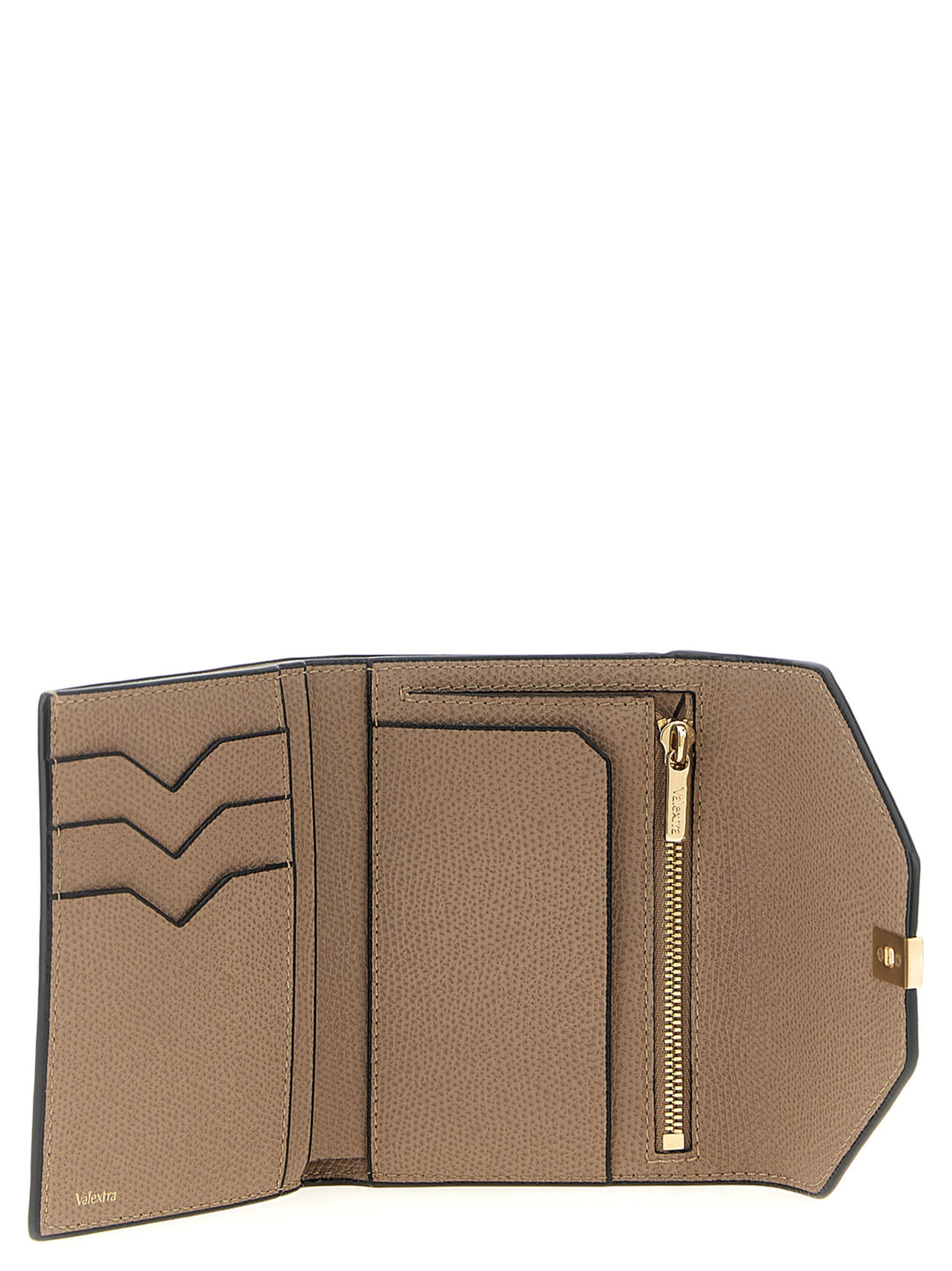 Valextra Iside Trifold Portafogli - Beige | 2d705e701e30536013afa7717aab9cd4987c66f1