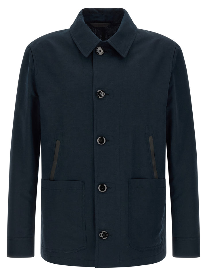 Brioni Desert Puffer Jackets - Blu | bd4ad4124ea054e5c77c870477a838df7ea205fe