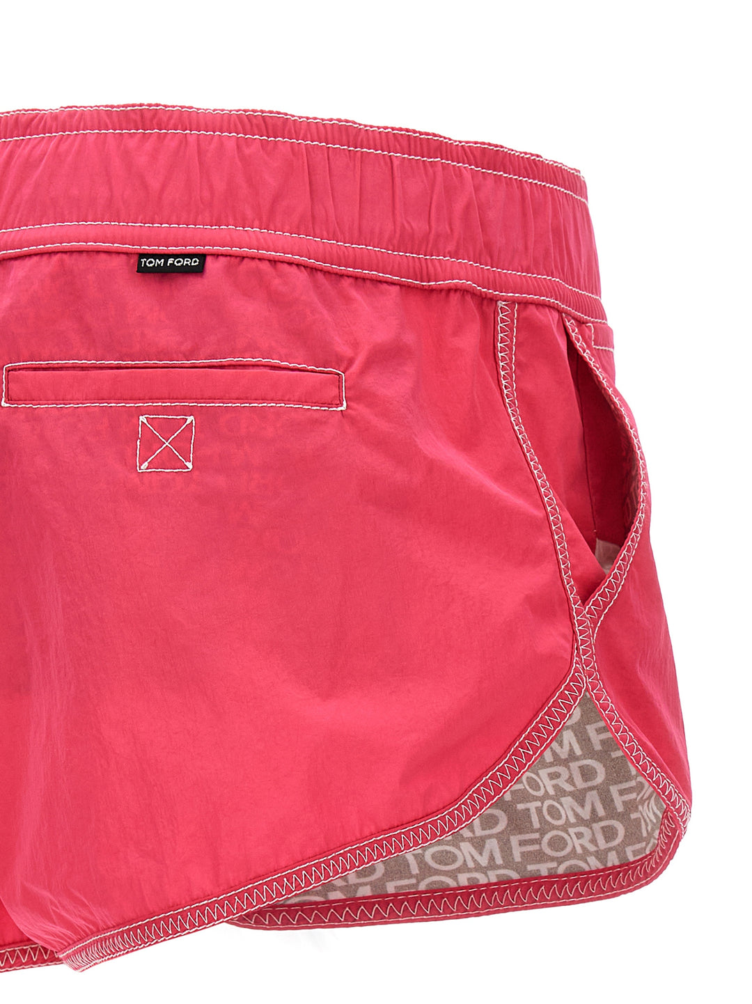 Tom Ford Logo Nylon Shorts Bermuda e Short - Fucsia | 2d90cc73894cb0eb7847d632c9750c5e5d35002b