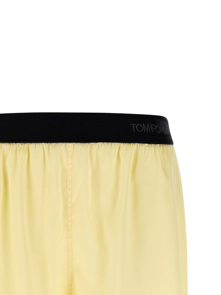 Tom Ford Silk Shorts Bermuda e Short - Giallo | f4aeddc75025b20e871bfdc3102e0d99327c6ce9