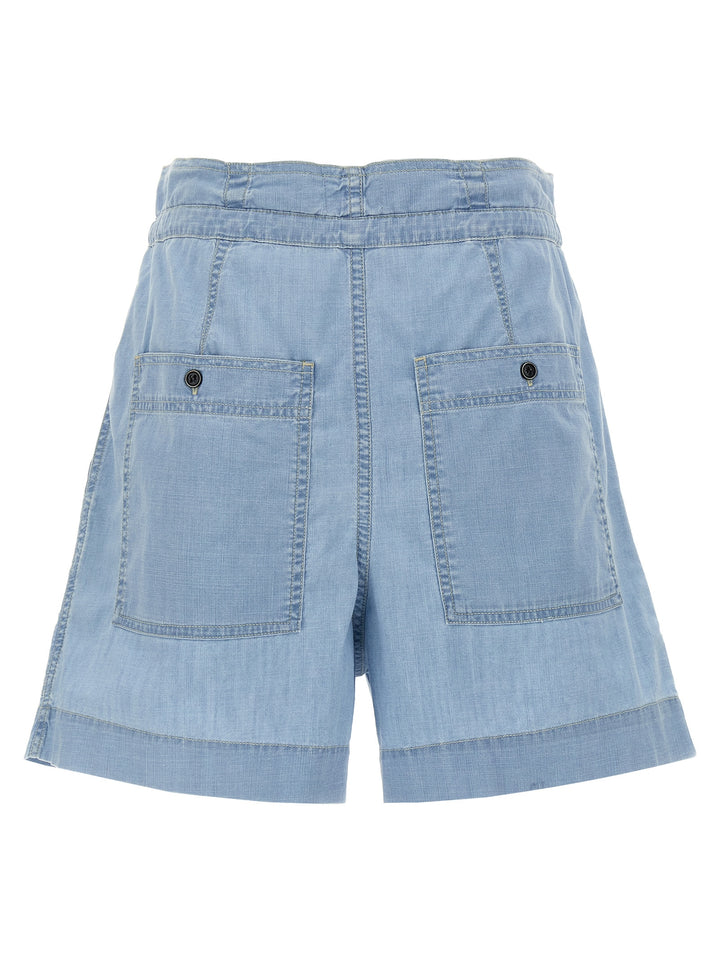 Marant Etoile Valdina Bermuda e Short - Celeste | 8e5f9ffd36b929b8a129fad71f536c188aab2961