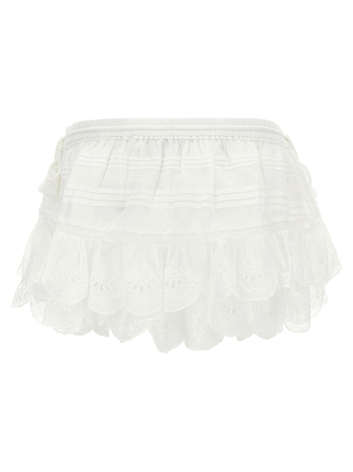 Marant Etoile Puria Bermuda e Short - Bianco | 9e3c908c6f9f77ae6df258d39439b88420b4fe74