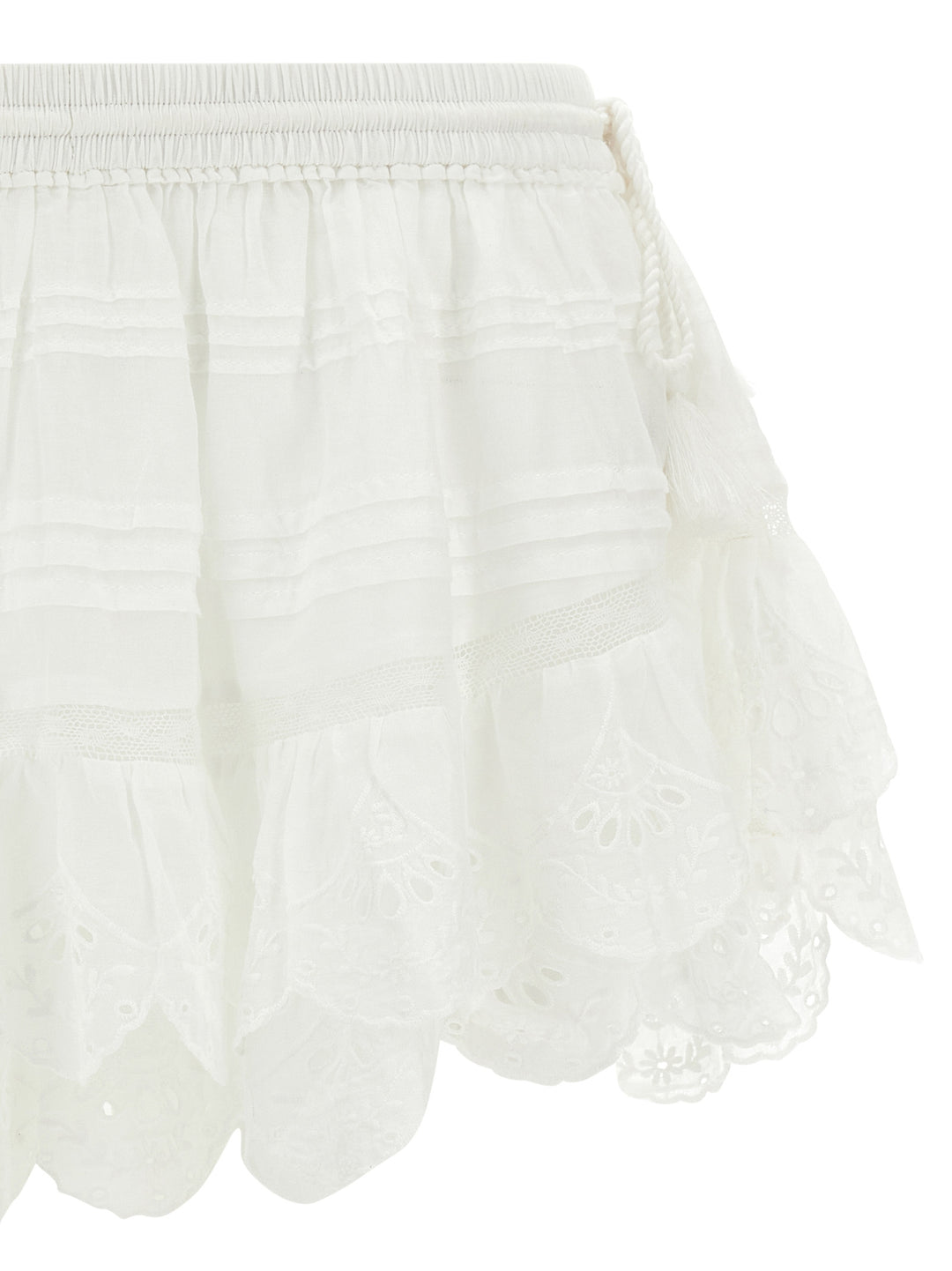 Marant Etoile Puria Bermuda e Short - Bianco | f1515303d4fe56df139e0d59e70c26466c008950