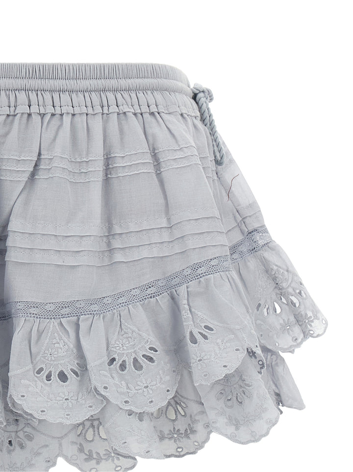 Marant Etoile Puria Bermuda e Short - Celeste | 5d777ce59a697de8b1577065b9b6491e2a2955c7