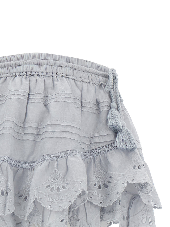 Marant Etoile Puria Bermuda e Short - Celeste | 41b61c84aaf53ab0b520cc94d29a5d27c9c4a33f