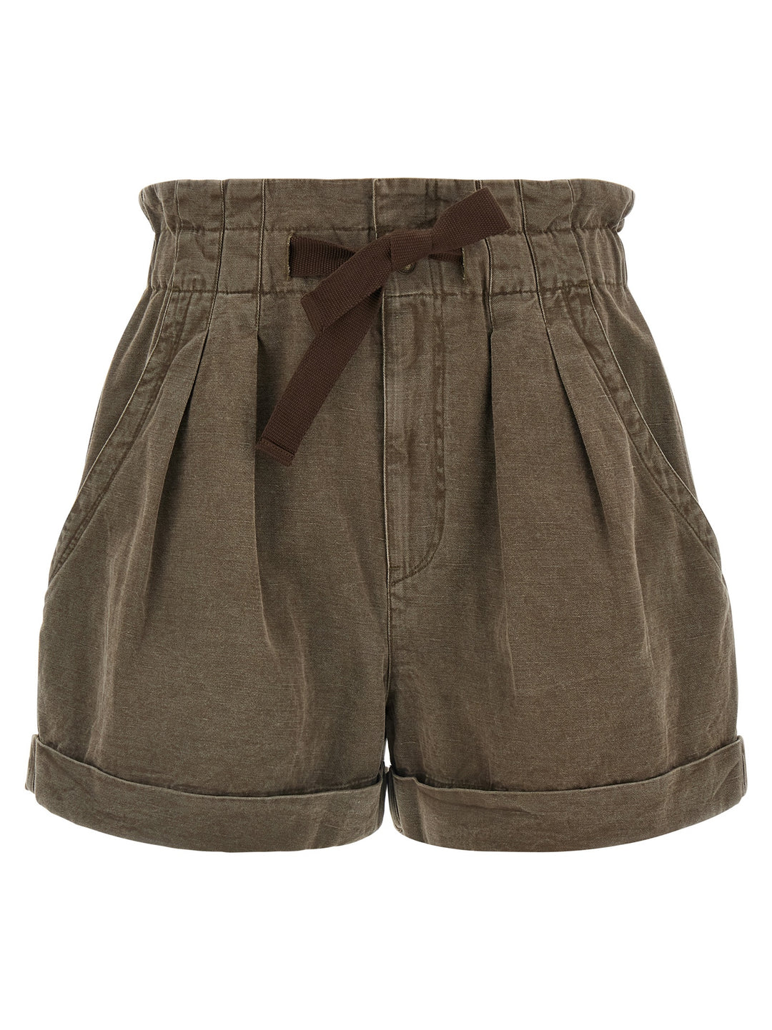Marant Etoile Nirma Bermuda e Short - Marrone | b9d92b59b77ee58f4e0486dbec95a5c461a1fcf2