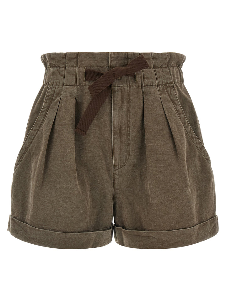 Marant Etoile Nirma Bermuda e Short - Marrone | b9d92b59b77ee58f4e0486dbec95a5c461a1fcf2