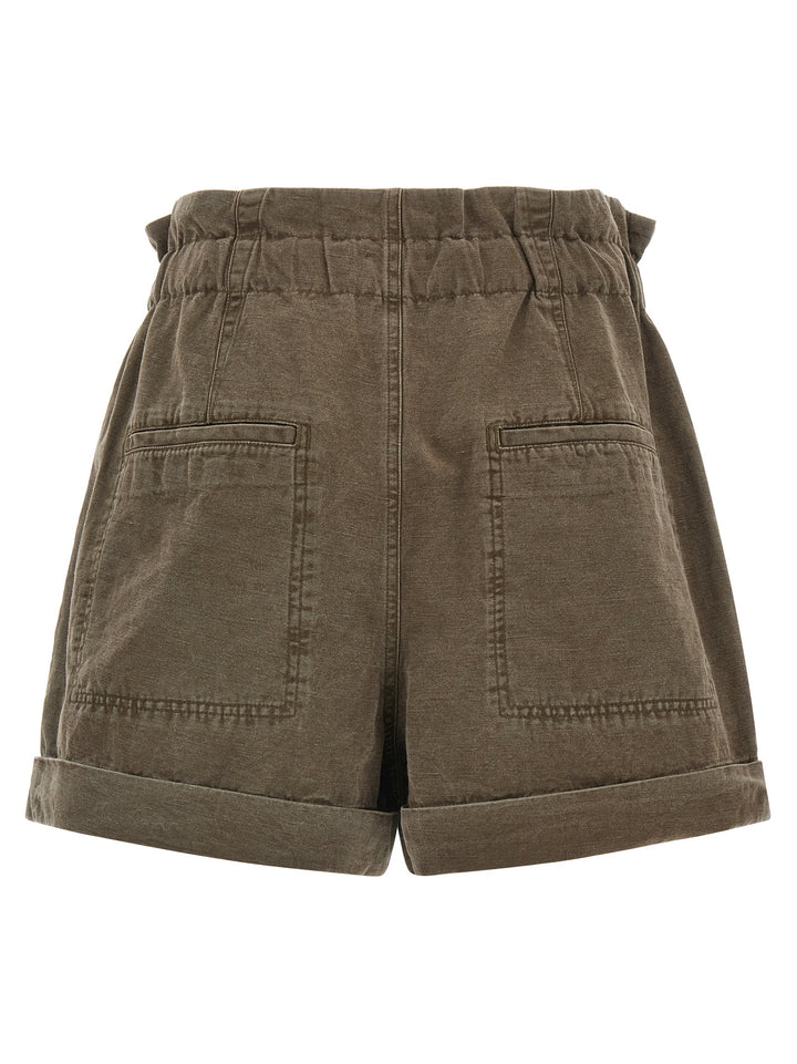 Marant Etoile Nirma Bermuda e Short - Marrone | 495092fb0374155a6ef2456aaff64fb8bfb1a223