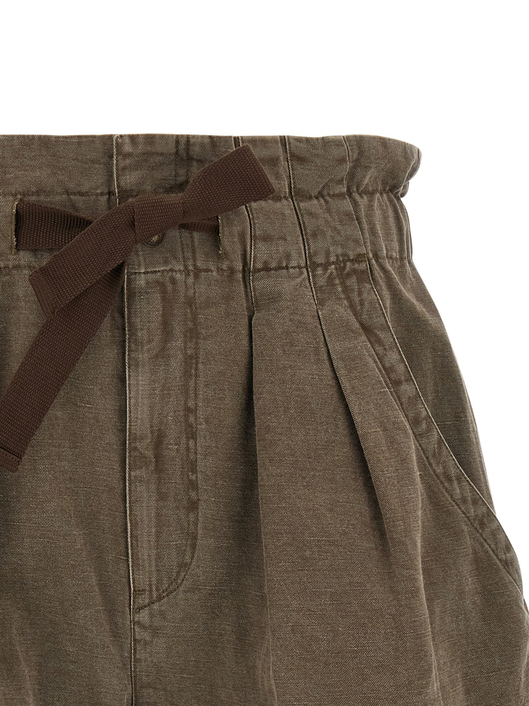 Marant Etoile Nirma Bermuda e Short - Marrone | a622ea8a9e5e8051cf67e7a43cedcea0019a49d7