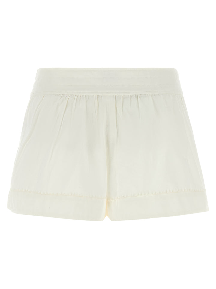 Isabel Marant Cybila Bermuda e Short - Bianco | 20f55d33eca5c95bae1ba23976a0df6139dd74b7