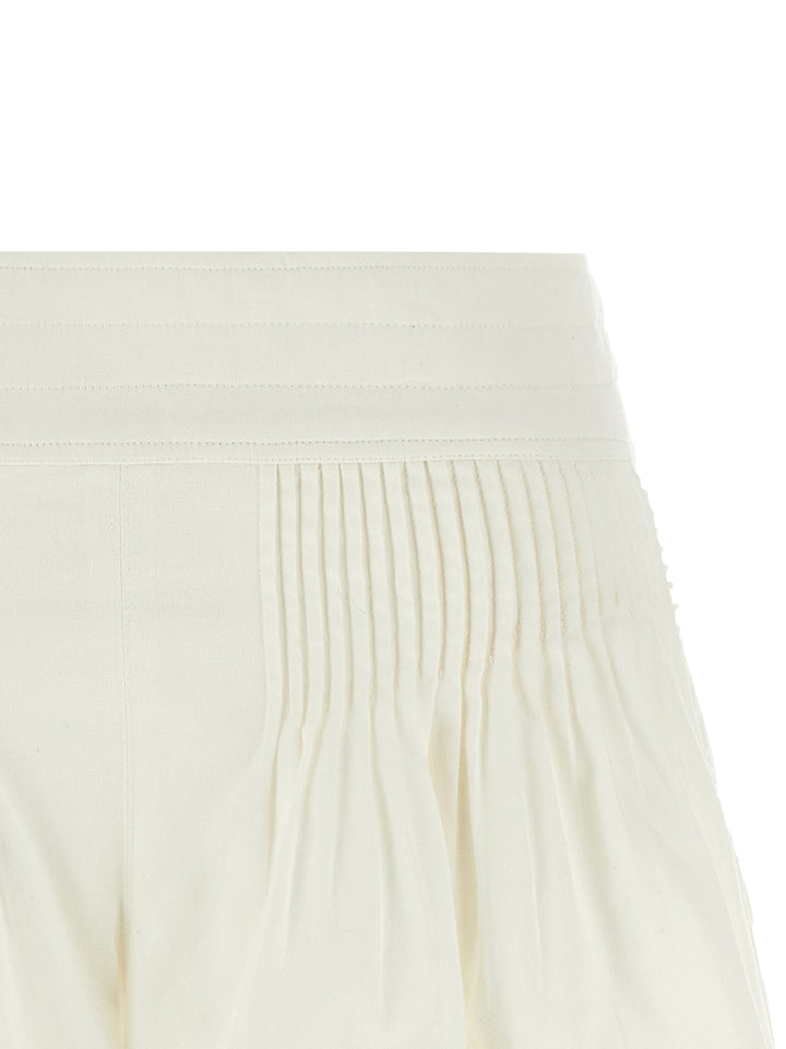 Isabel Marant Cybila Bermuda e Short - Bianco | e6ce1e1af86121aba8143c00cd2202bf8f4c52c8