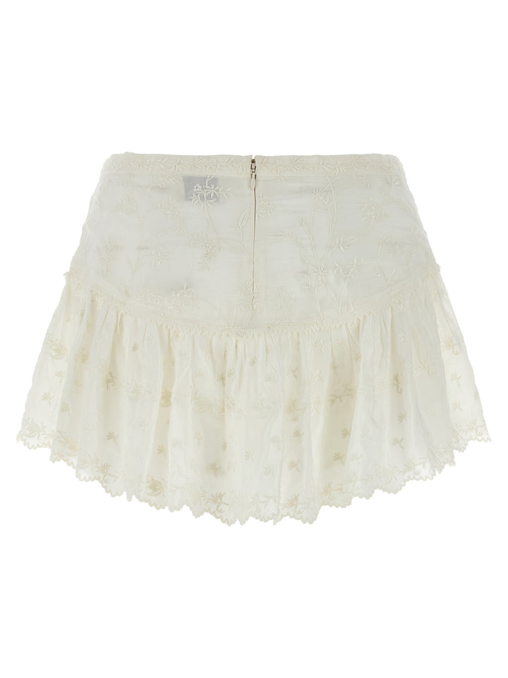 Isabel Marant Zoelia Bermuda e Short - Bianco | e422e145251426a6884fd4c9fc1e61ede2587516