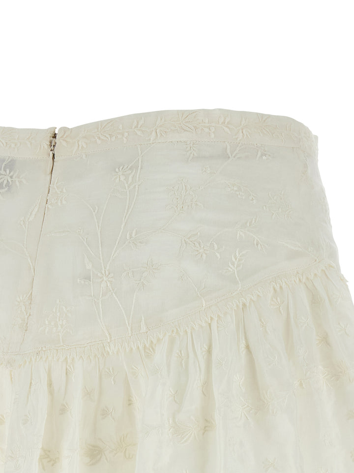 Isabel Marant Zoelia Bermuda e Short - Bianco | 7b0291e0c3191decbe420d8e07d58d1f227ce0ae