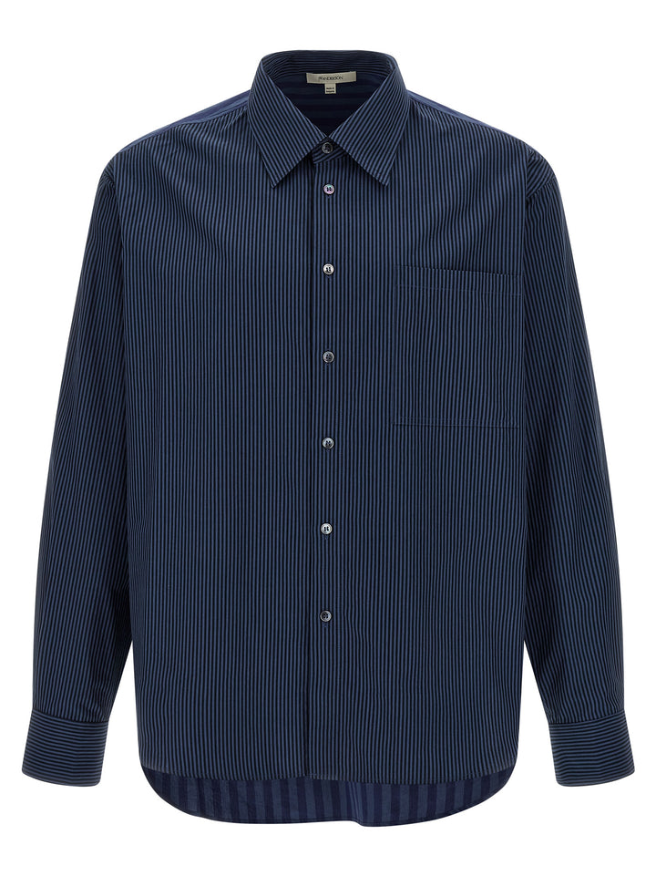J.W. Anderson Patchword Striped Camicie - Blu | bf7eaa340cb46d170b4367f8393d5a54e8aad393