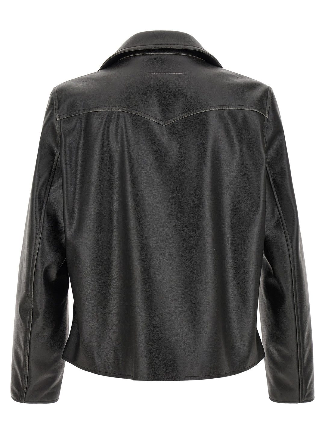Mm6 Maison Margiela Western Carré Jacket Puffer Jackets - Nero | ac0108ae0f7b9ebc25e2dbccc8af2bab5a5c94f2