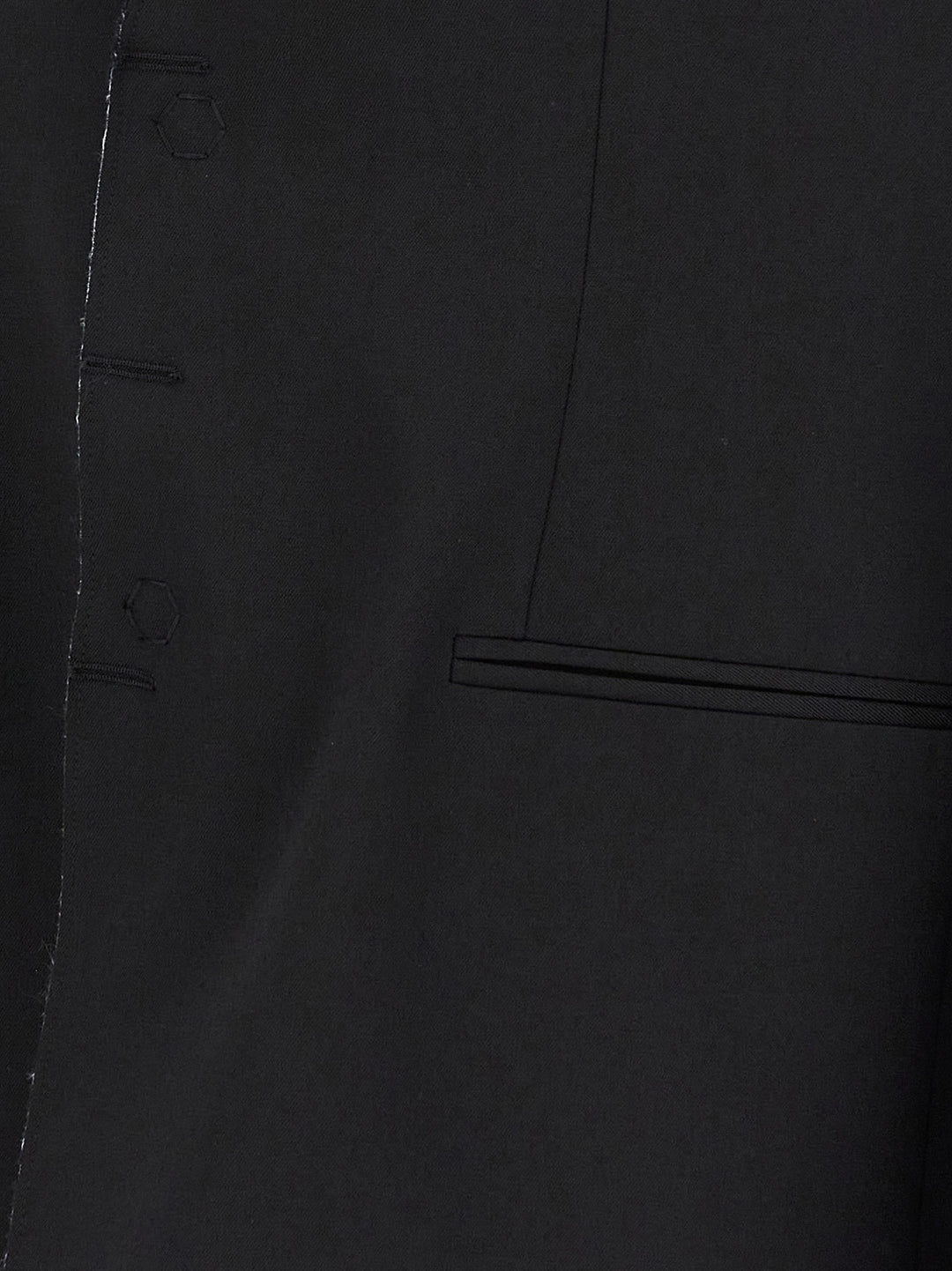 Mm6 Maison Margiela Single-Breasted Blazer - Nero | fcf17ad1c1353f9f2943bae06ff6cb11e0f86d69