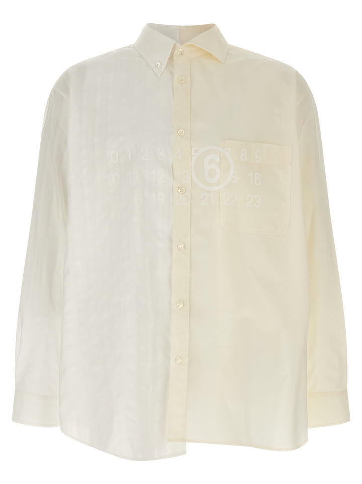 Mm6 Maison Margiela Numeric Signature Mm6 Camicie - Multicolor | 757dcdb961dd5fa35d0a312db361d0f99836b6bf