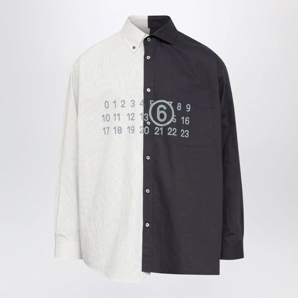 Two-Tone Long-Sleeved Shirt