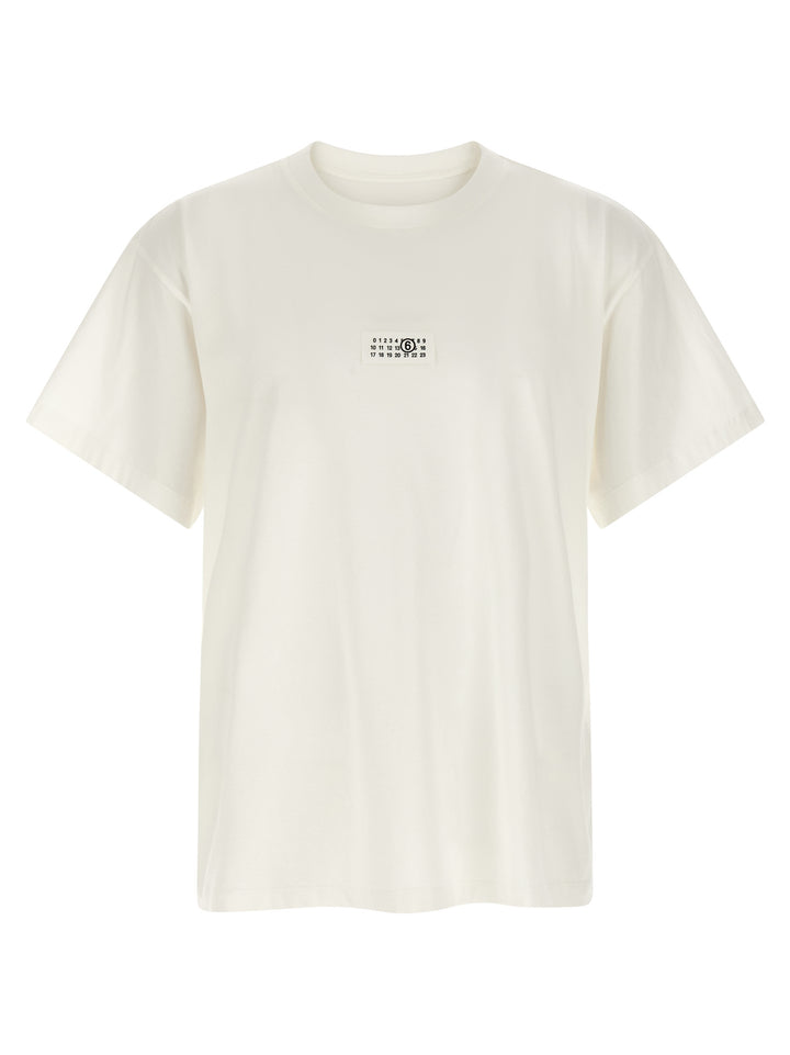 Mm6 Maison Margiela Logo T shirt - Bianco | 0d2dad0e998297ac97315caba2f70cb6a6e78bb0