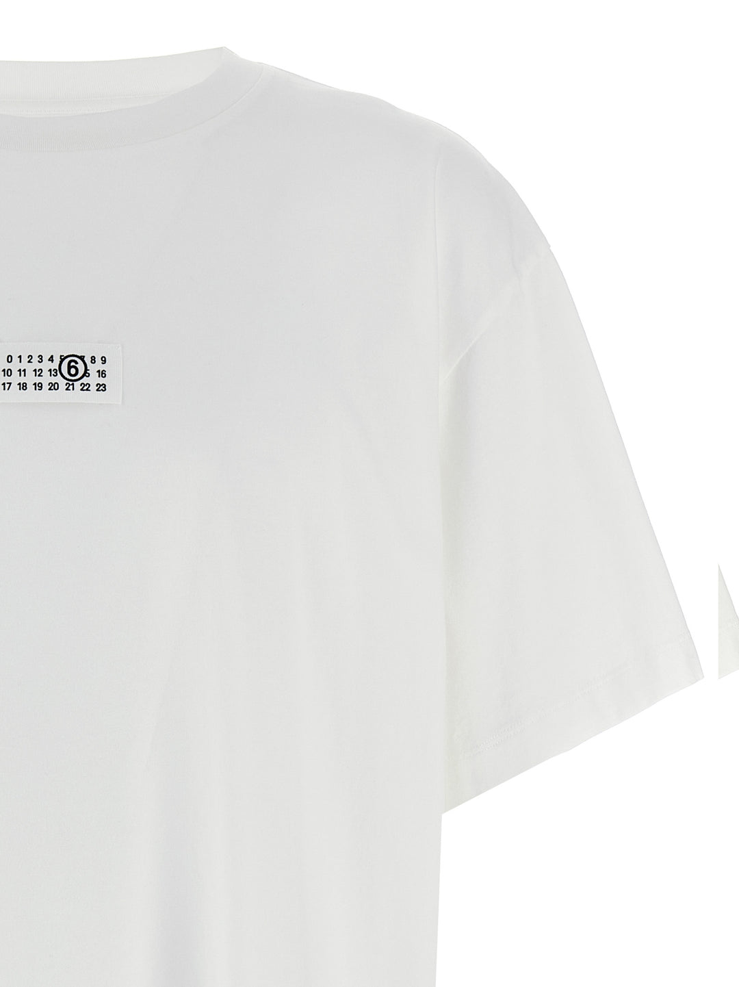 Mm6 Maison Margiela Numeric Signature Mm6 T shirt - Bianco | 9ee98b002de7ce3fd9b1112be7af33379401a8d1