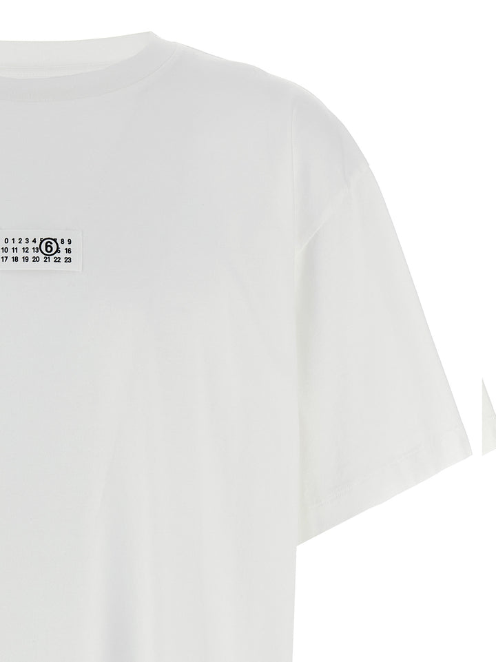 Mm6 Maison Margiela Numeric Signature Mm6 T shirt - Bianco | 9ee98b002de7ce3fd9b1112be7af33379401a8d1