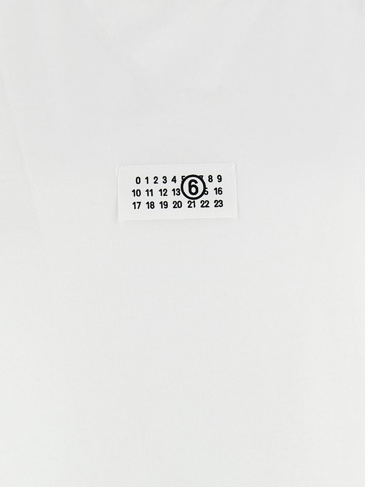 Mm6 Maison Margiela Numeric Signature Mm6 T shirt - Bianco | eb110b39d16d908fd654e112d1355b9e32e1ec5b