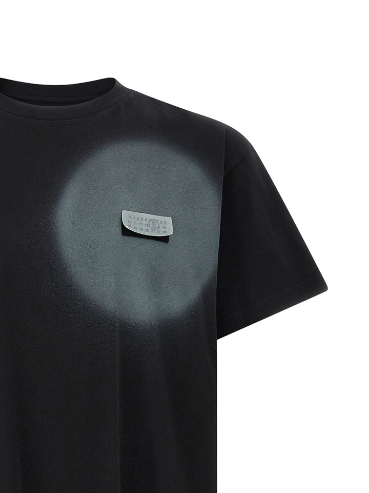 Mm6 Maison Margiela Numeric Signature Mm6 T shirt - Nero | 0912a65ba7dbbc1d8335eff38f167d6232f4a332