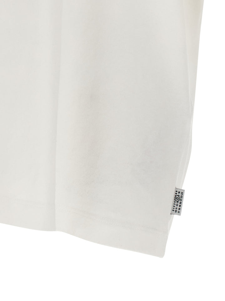 Mm6 Maison Margiela Chiave T shirt - Bianco | 8b5567f92477bbf99caac255762ad8495bc1926b