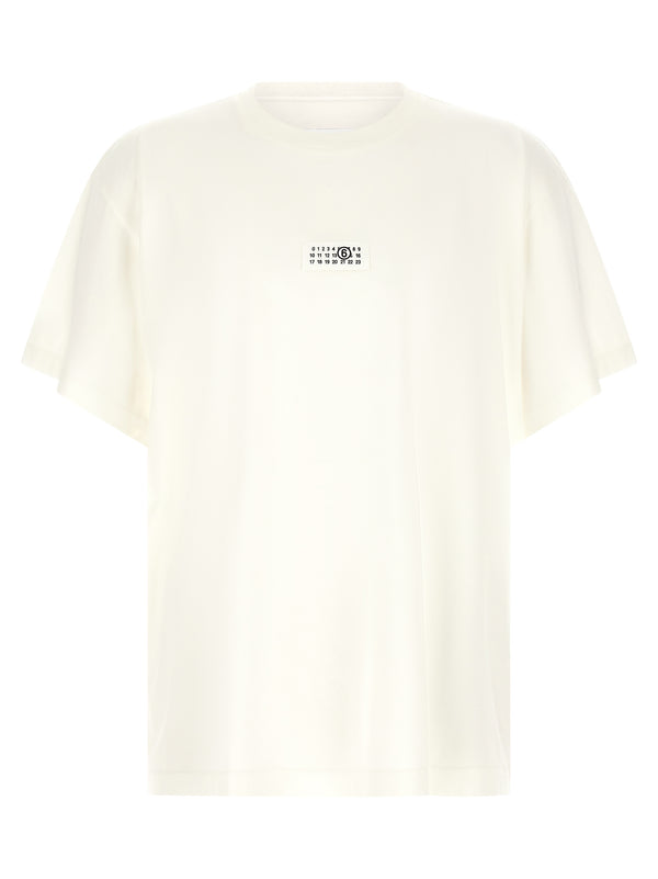 Numeric Signature Mm6 T Shirt Bianco