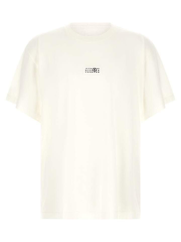 Mm6 Maison Margiela Numeric Signature Mm6 T shirt - Bianco | 9e88626e6d940ffc3f94573f24037b01ad648f2d