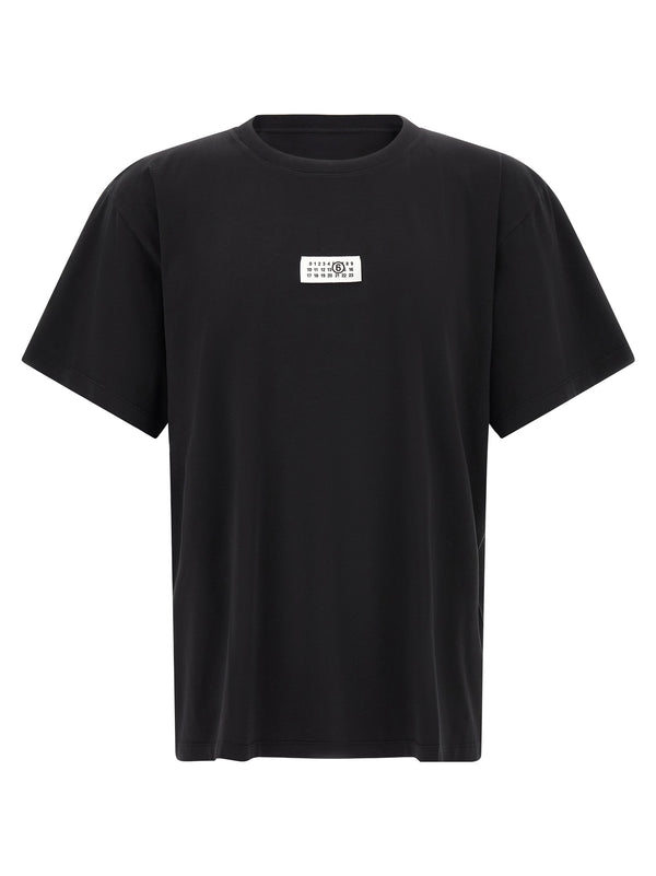 Logo Patch T Shirt Nero