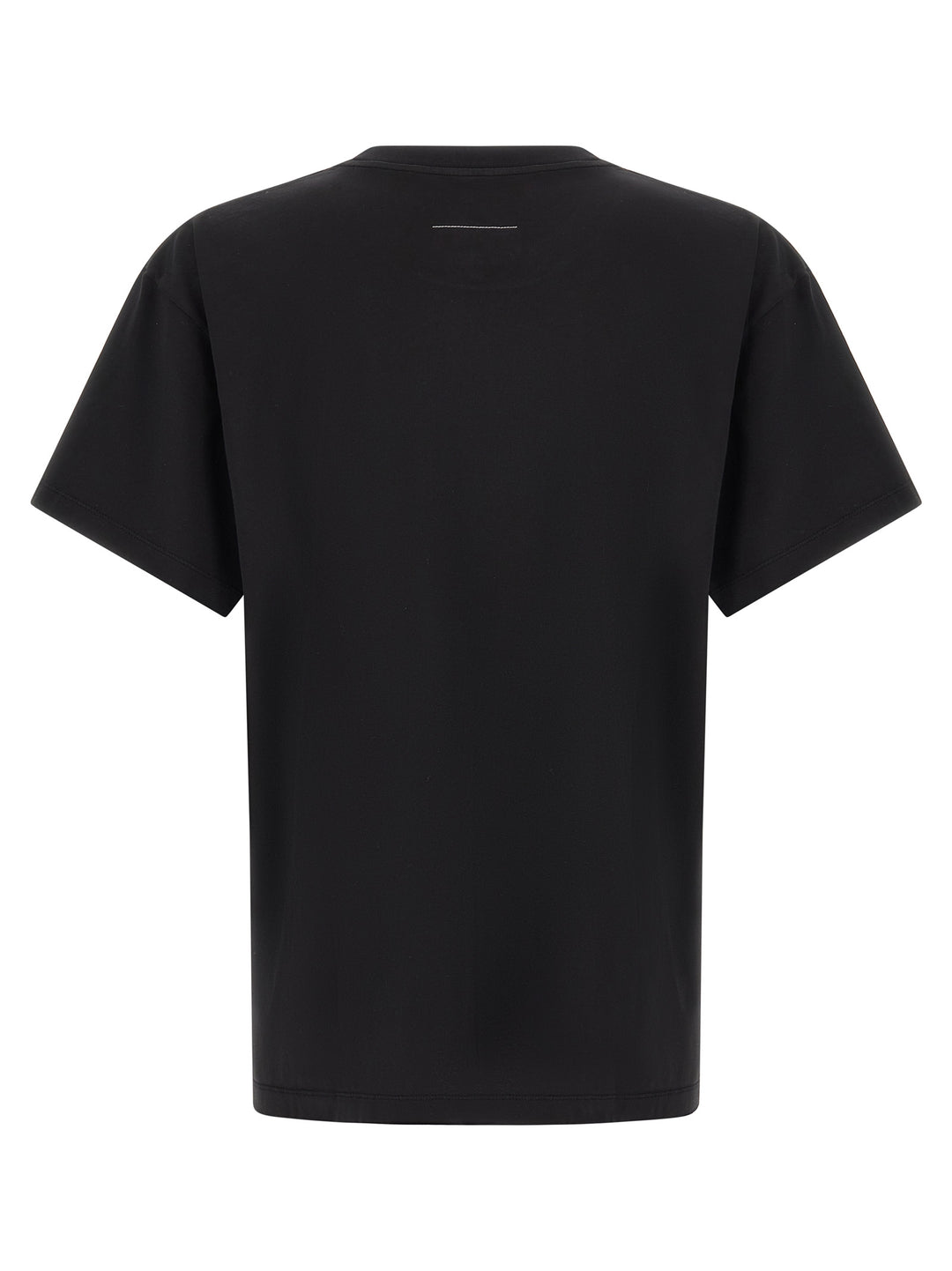 Mm6 Maison Margiela Logo Patch T shirt - Nero | 5dce43c2cb16ca2fb657ec79bb5423022d5cf4cd