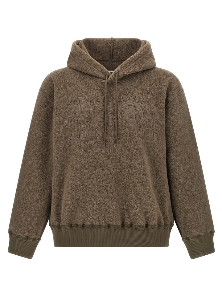 Mm6 Maison Margiela Fleece Felpe - Marrone | 0d6e632bc6aeb233d21b57fa8fcf6a6fc9f4b9d6