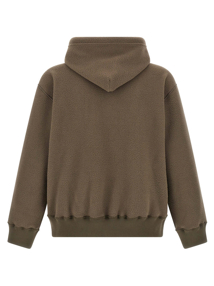 Mm6 Maison Margiela Fleece Felpe - Marrone | 1748050d205523a37db01d39b014c1264a8d0ba3
