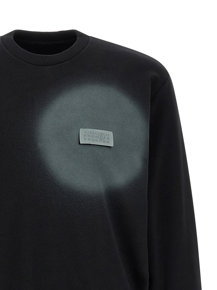 Mm6 Maison Margiela Numeric Signature Mm6 Felpe - Nero | bc3fee0ac78d6687230647ceaa3b04892bb0007b