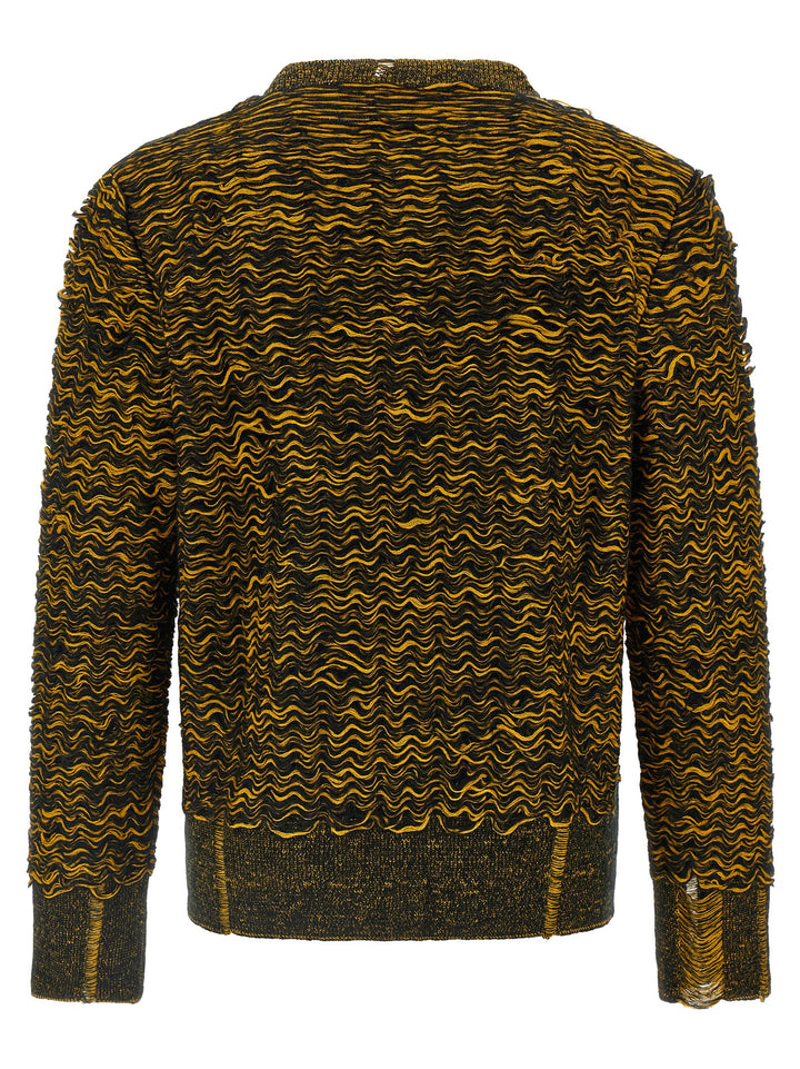 Mm6 Maison Margiela Corrugated Texture Sweater Maglioni - Multicolor | 7857f214b6addf9ffac1b93aef9279ca5eba2728