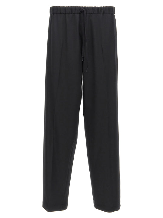 Wool Pantaloni Nero
