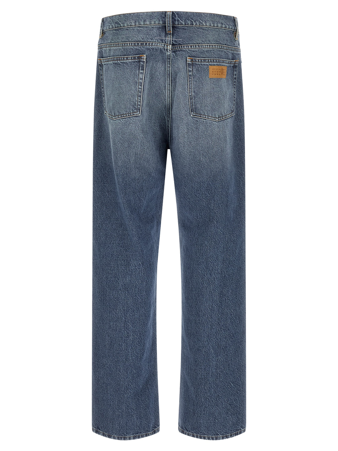 Mm6 Maison Margiela Straight Leg Jeans - Blu | de68c974a9a08b6f617bff6e477bcd8180057ef1