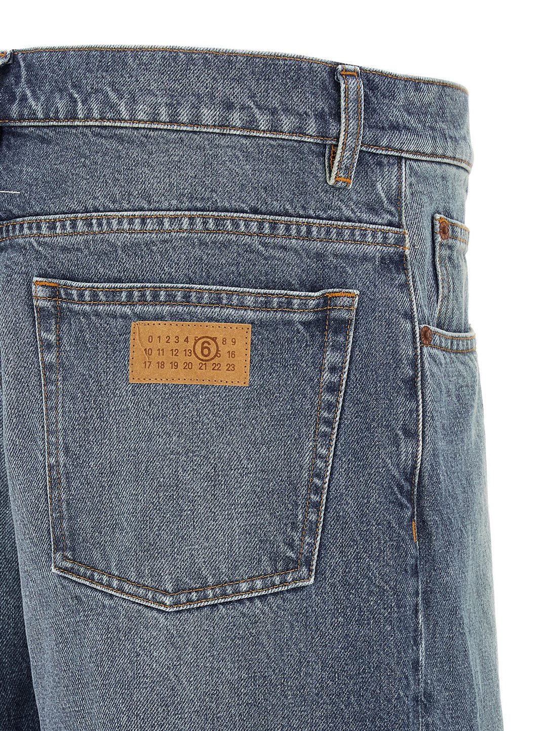 Mm6 Maison Margiela Straight Leg Jeans - Blu | 3fa10c00cda038b7c87a187537407b2d6144484f