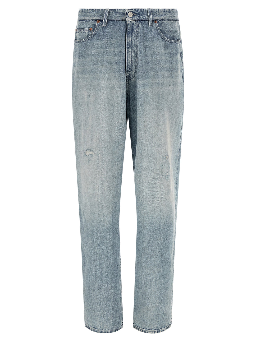 Mm6 Maison Margiela Numeric Signature Mm6 Jeans - Blu | 6b2f59b8d5278bef59758a9fd7895a8599e645f5