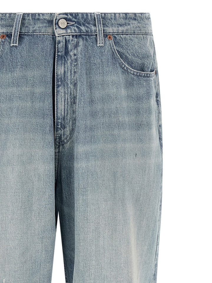Mm6 Maison Margiela Numeric Signature Mm6 Jeans - Blu | 57a70245e1412694d611f4fc167858ab737edf39