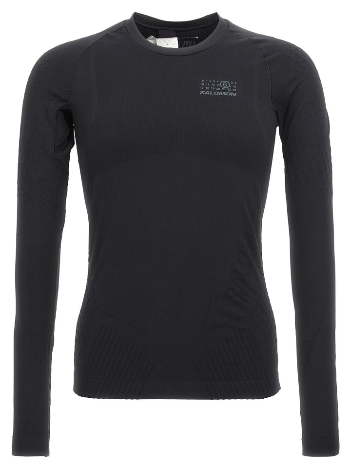 Mm6 Maison Margiela Maison Margiela X Salomon Mm6 Sweater Maglioni - Nero | 8739f1412d9e841ebfe41b998f8f076a32f4d279