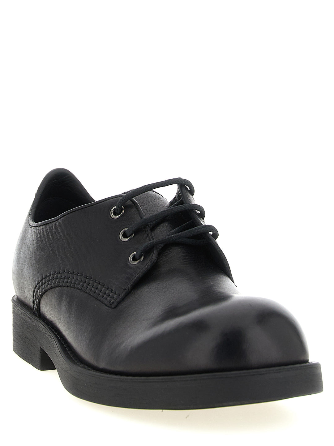 Mm6 Maison Margiela Biker Stringate - Nero | 2182ee57e10bca6c35f95b8c64d3d2d3c462a907