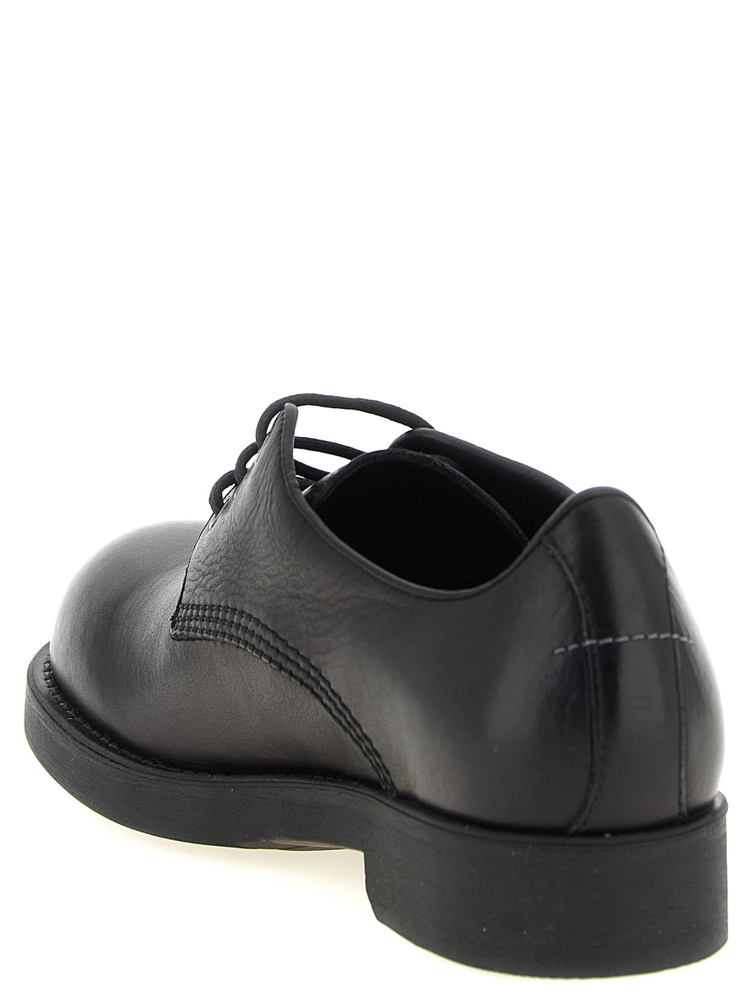 Mm6 Maison Margiela Biker Stringate - Nero | 2507cd70263d20e5ea087ccadaeab48b0e9e39c1