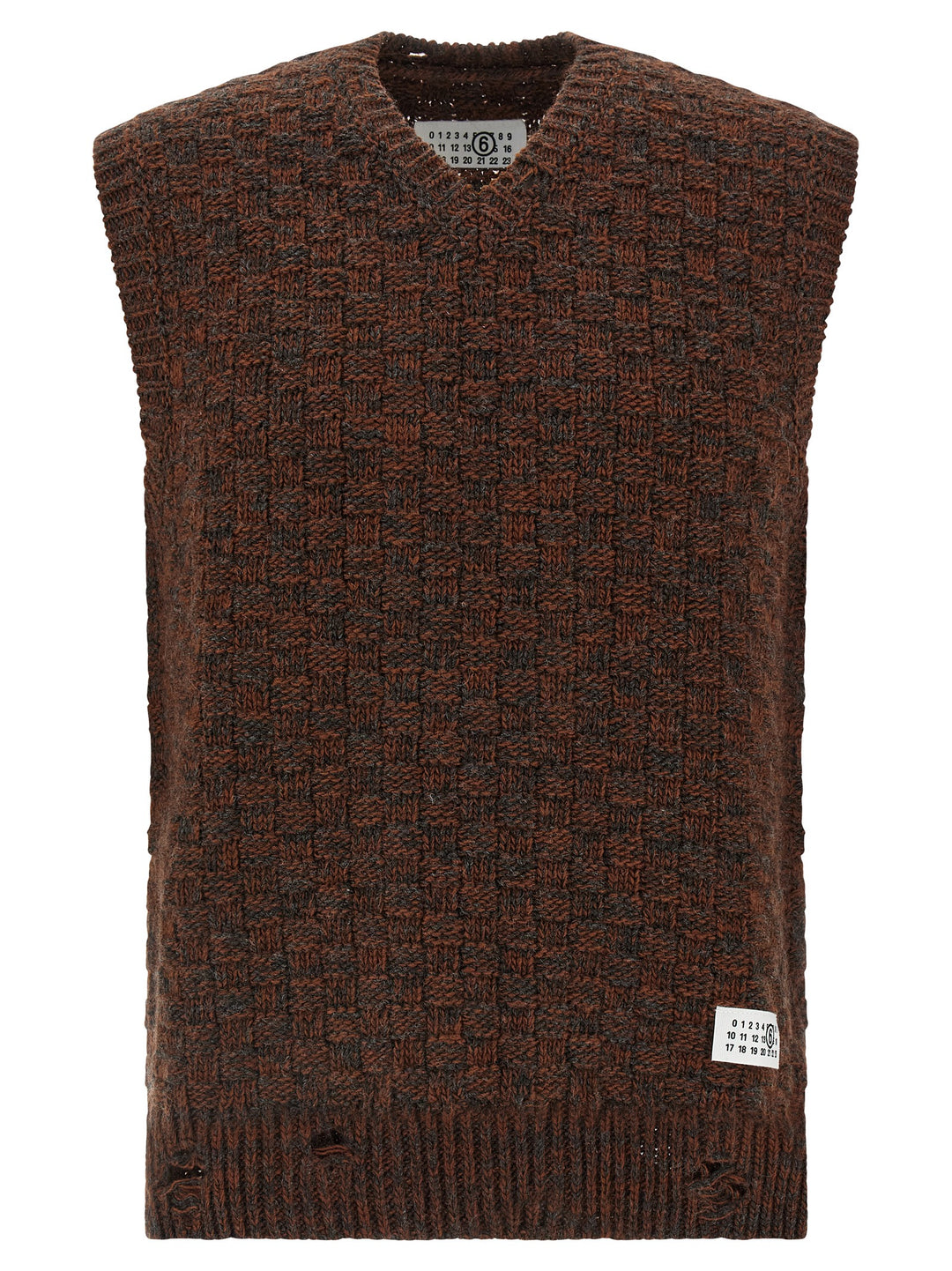 Mm6 Maison Margiela Knitted Vest Gilet - Multicolor | 1f3e10ddcfc79681dc40320c9acddf2073ada35f
