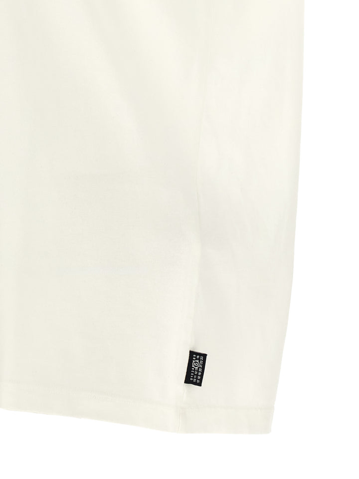 Mm6 Maison Margiela Arc Print T shirt - Bianco | 90ce5004fff751b29303c99a8a1a8fc3e3ce6d5a