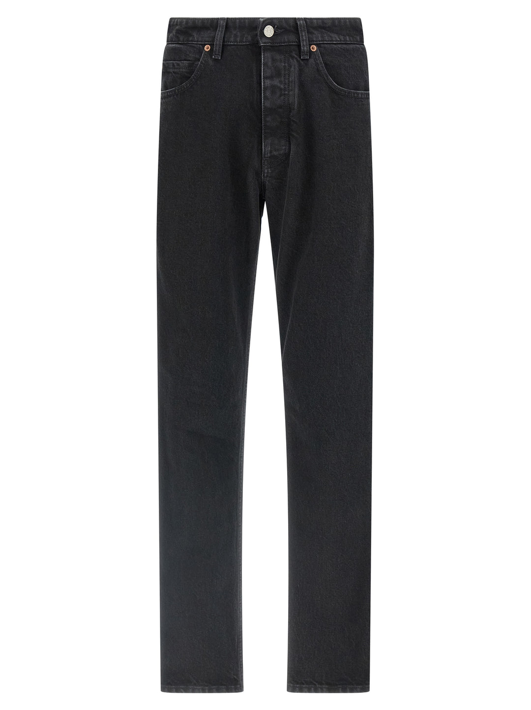 Mm6 Maison Margiela Taped Jeans - Nero | f979ba740eb600e5d5e99ae4ee6066ce892815b9