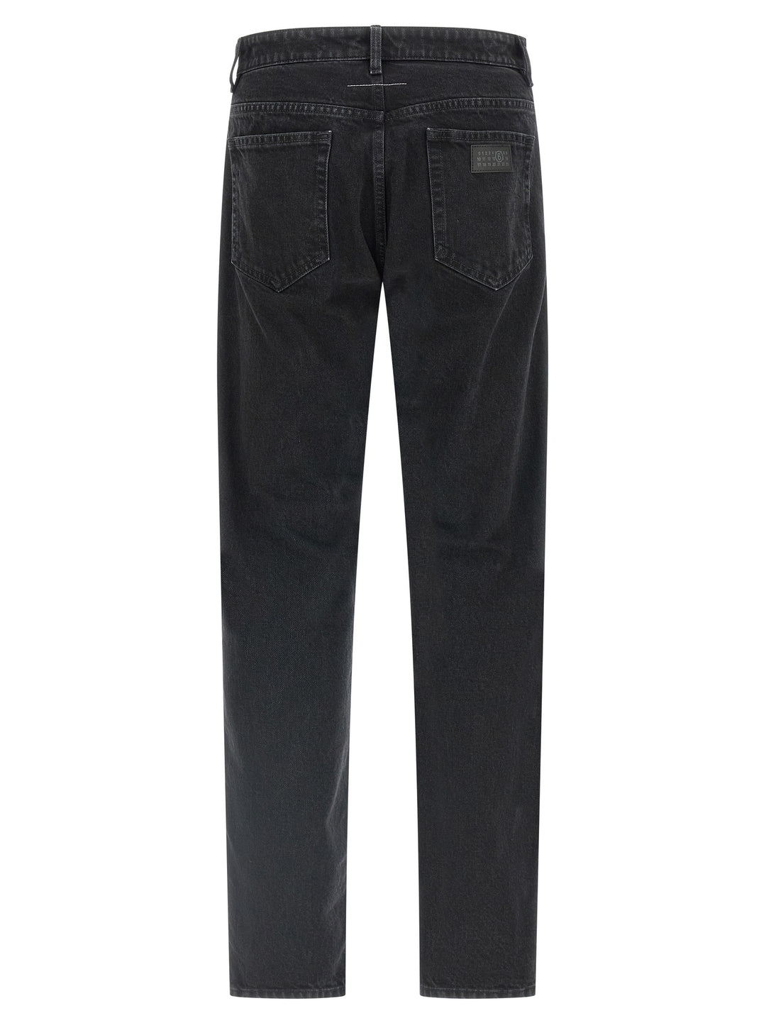 Mm6 Maison Margiela Taped Jeans - Nero | f098f19f3adb589c184dadd4ebdbeef4903a9e4c