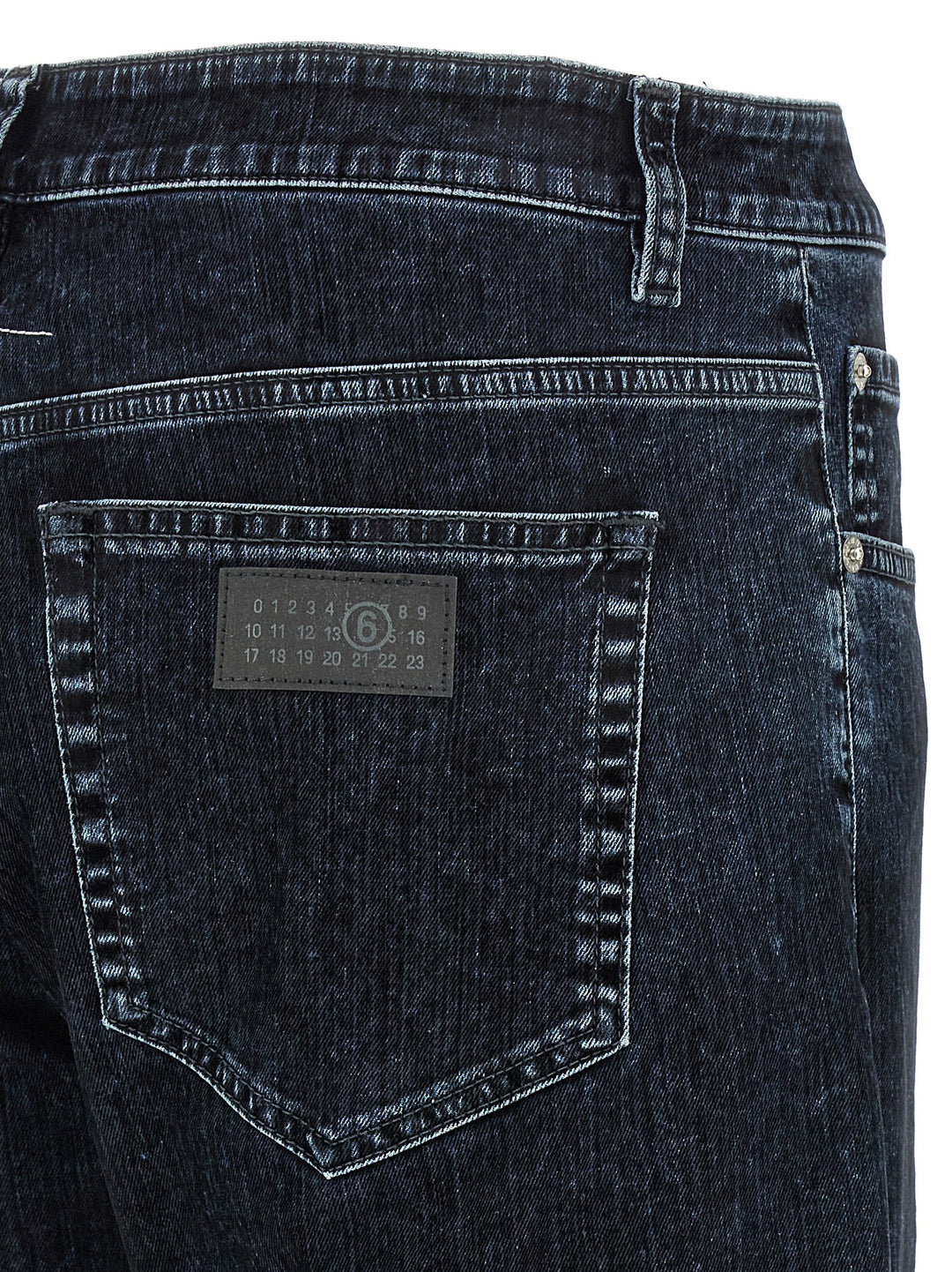 Mm6 Maison Margiela Used Wash Jeans - Nero | e5c4f604b37395f7762d4a61457da86bbe438056