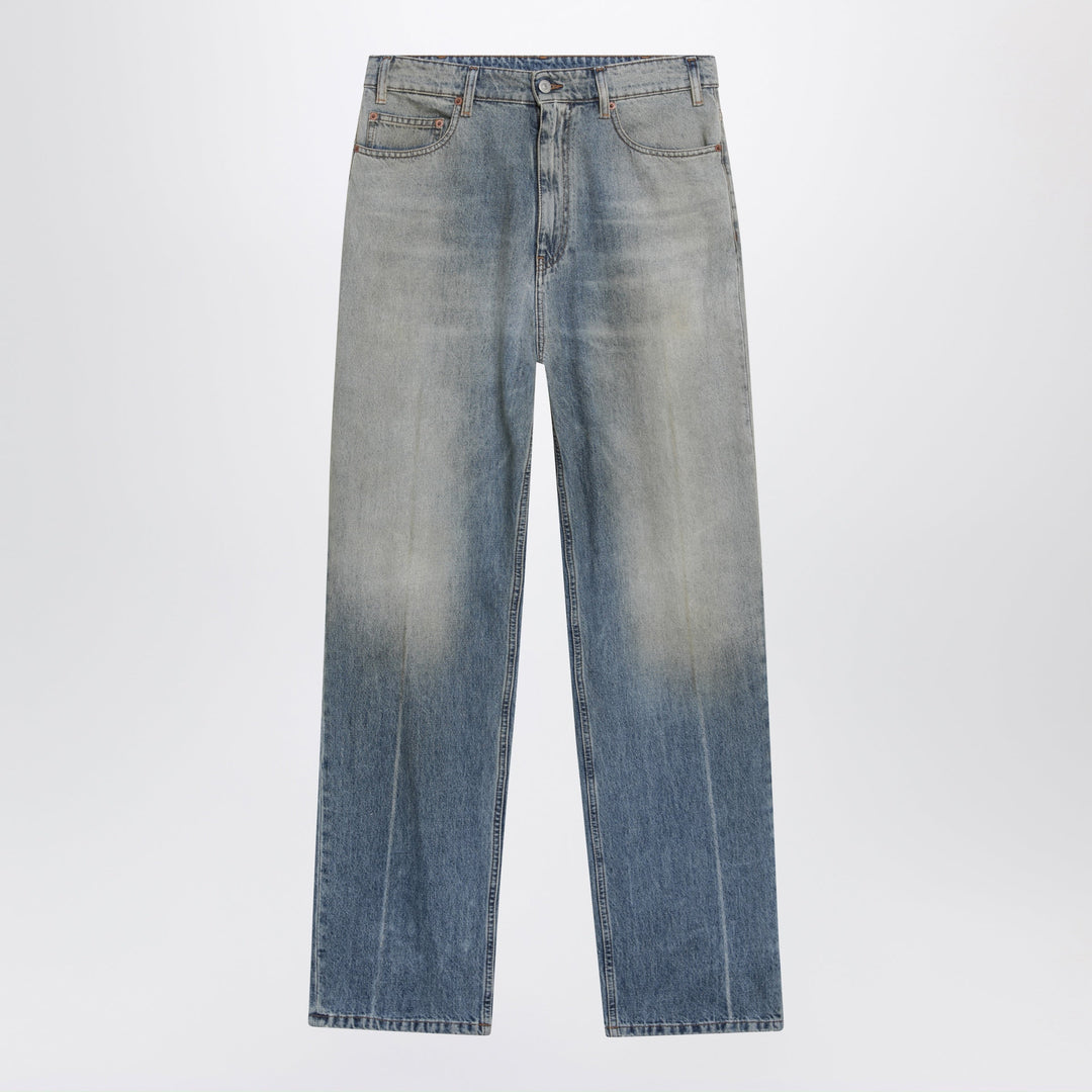 Mm6 Maison Margiela Pantaloni - Celeste | 3d736730f650a077ad7ee4f1256be0e373b870d2